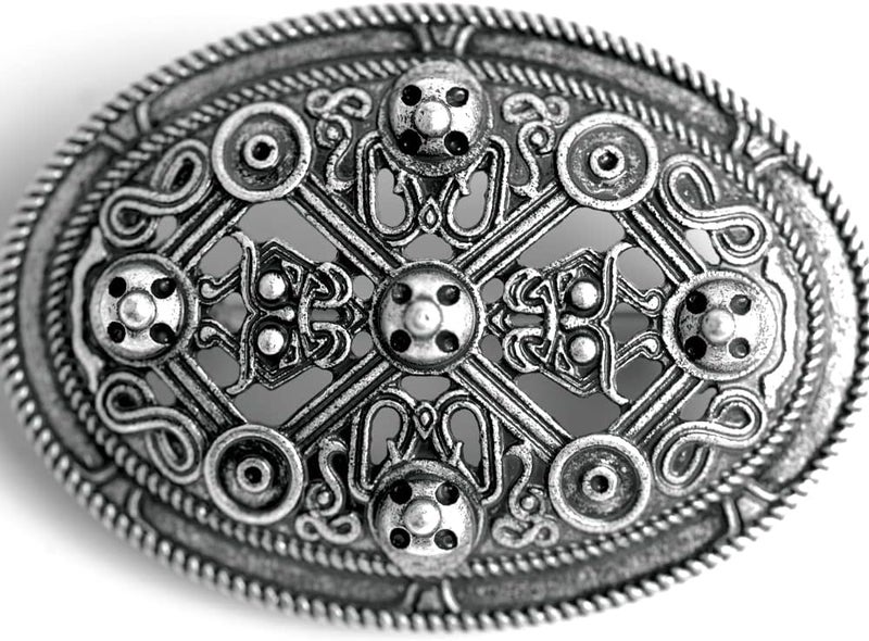 LANGHONG Norse Viking Brooch For Men Turtle Brooch Talisman Jewelry, Gift For Men - Image 2